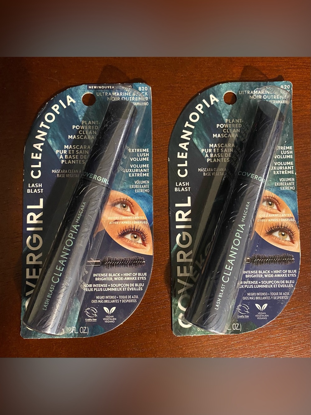 COVERGIRL Cleantopia Lash Blast Mascara — Ultramarine Black (set of 2)